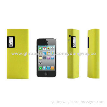 8000mAh Portable Power Bank, OEM Mobile Charger, Flashlight , Size: 140*62.8*21.5mmNew